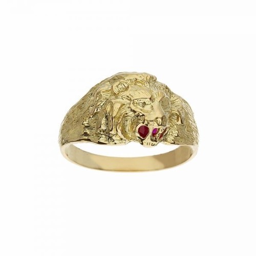 Bague homme jaune 18 - homme, en