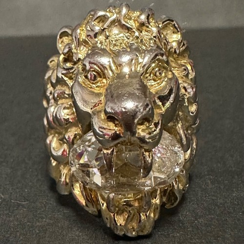 Bague gucci tête lion en - tête,
